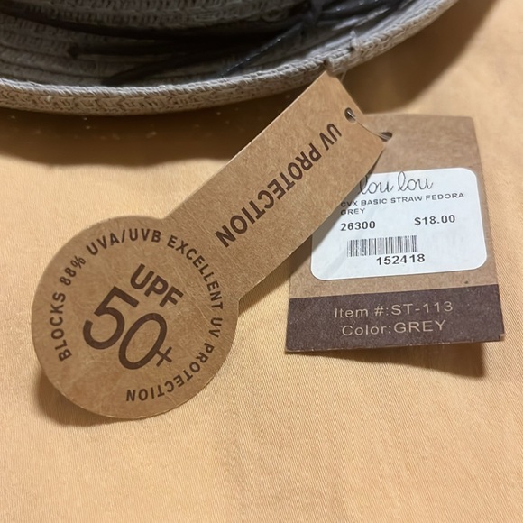 CC Straw Fedora UPF 50+ - Picture 5 of 7